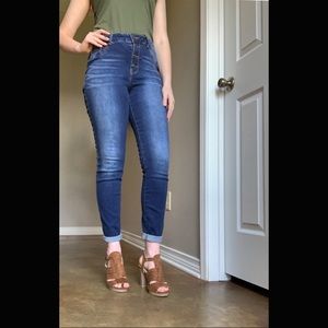 Maurice’s High Waisted Button Fly Jeans, Size M